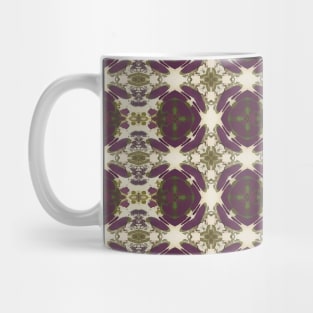 Crab Looking, Purple and Green Pattern - WelshDesignsTP003 Mug